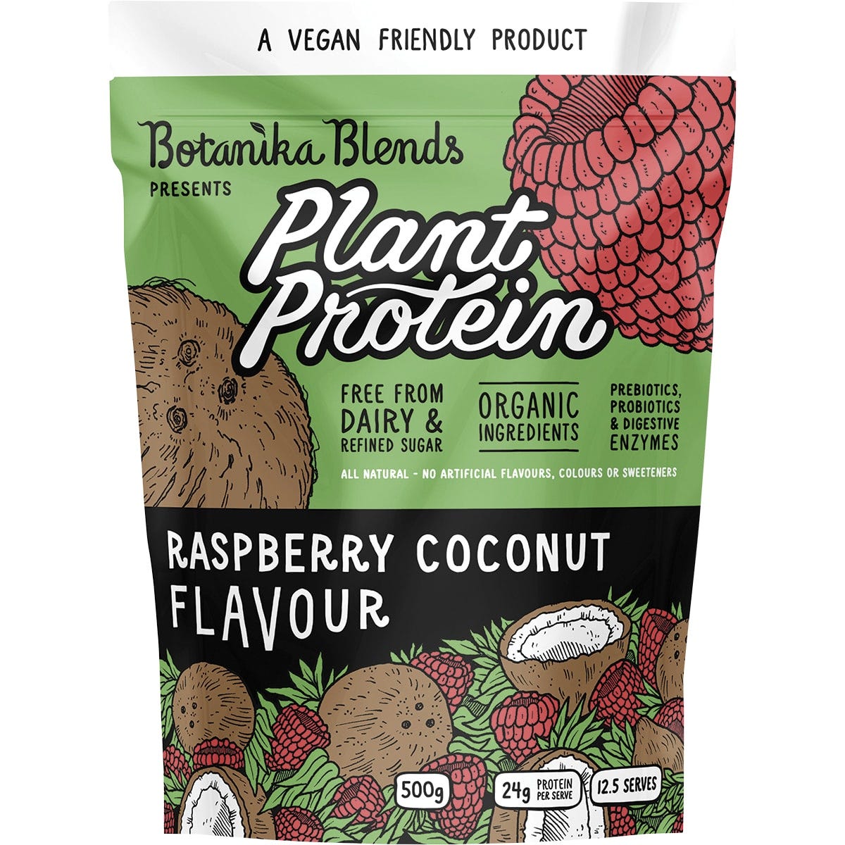 Plant Protein Raspberry Coconut