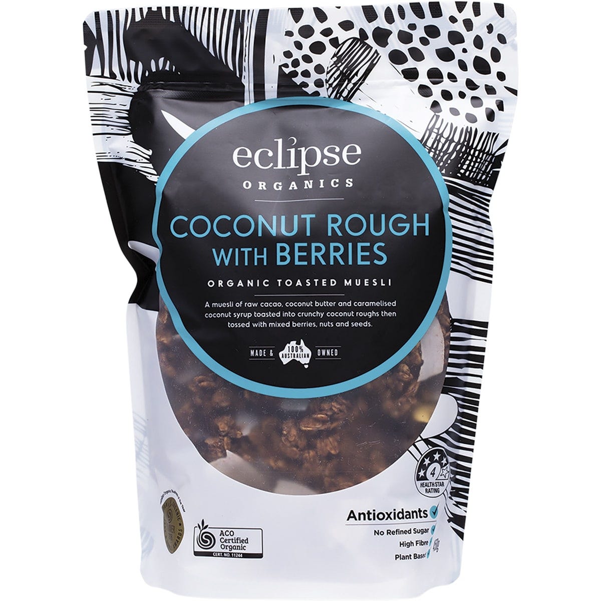 Organic Muesli Coconut Rough with Berries