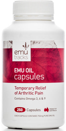 Emu Tracks Emu Oil 750mg 250c