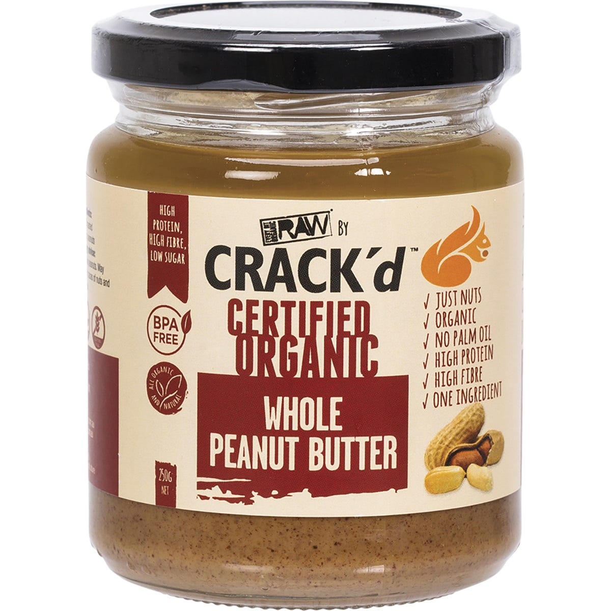 Crack'd Whole Peanut Butter