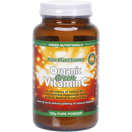 Organic Green Vitamin C Powder 600mg