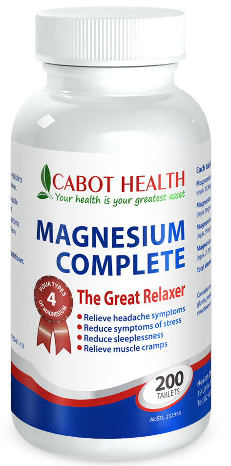 Cabot Health Magnesium Complete 200t