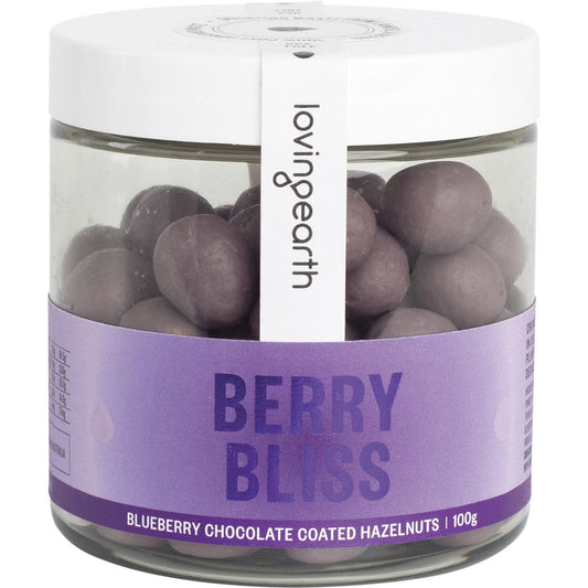 Chocolate Coated Hazelnuts Berry Bliss Blueberry