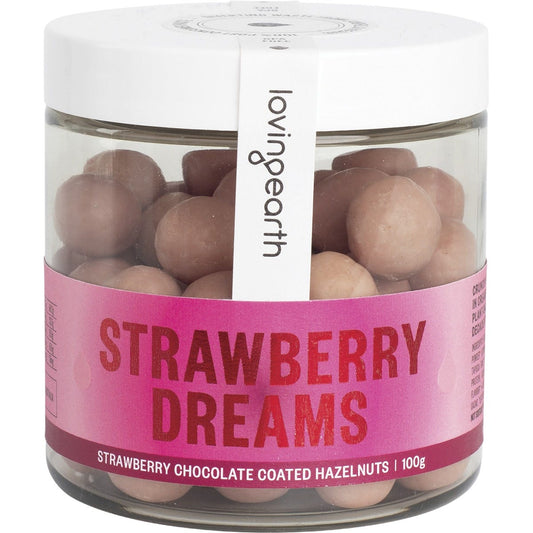 Chocolate Coated Hazelnuts Strawberry Dreams