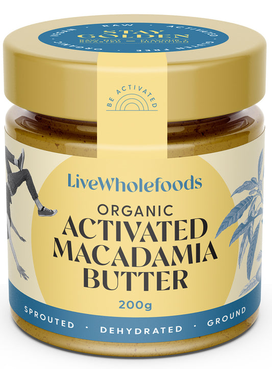 Live Wholefoods Org Activated Macadamia Butter 200g