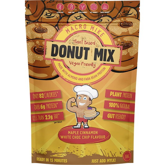 Protein Donut Baking Mix Maple Cinnamon White Choc Chip 250