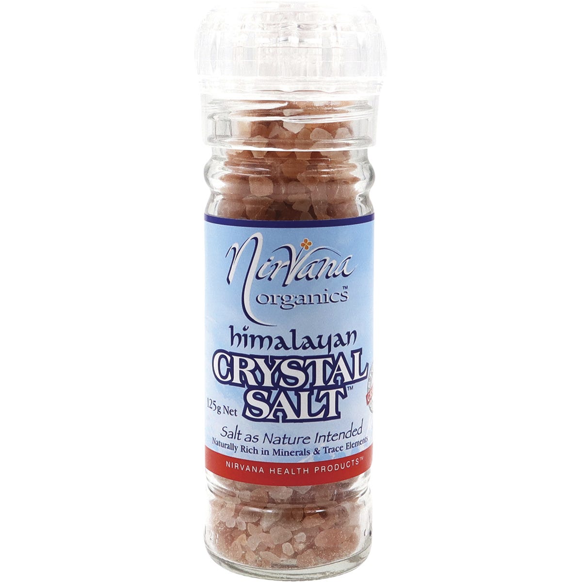 Himalayan Salt Granules Glass Grinder