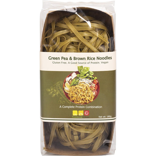 Rice Noodles Green Pea & Brown