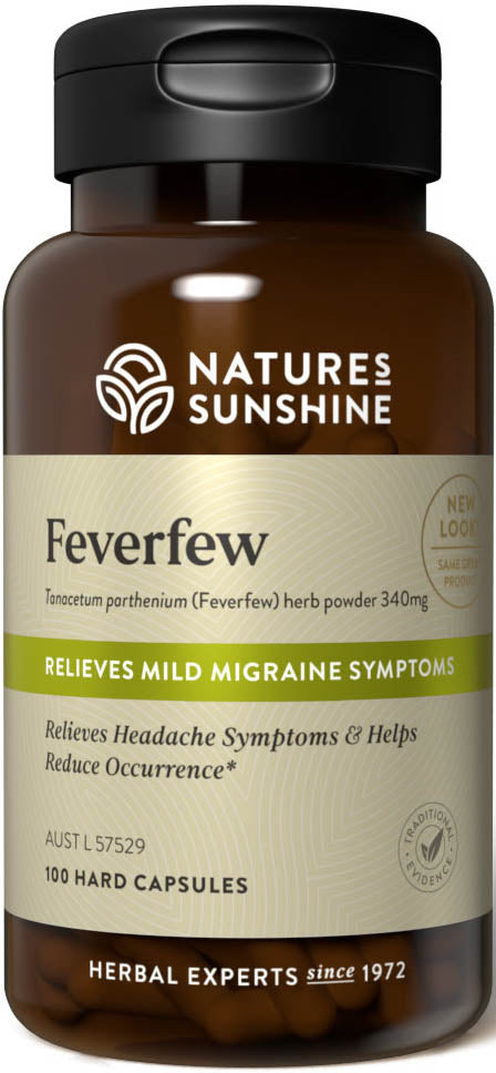 Nature's Sunshine Feverfew 340mg 100c