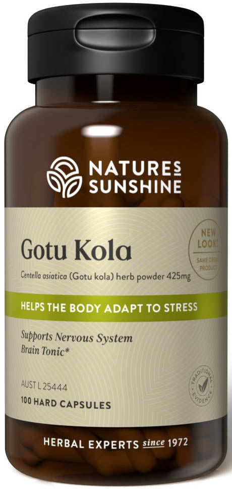 Nature's Sunshine Gotu Kola 395mg 100c