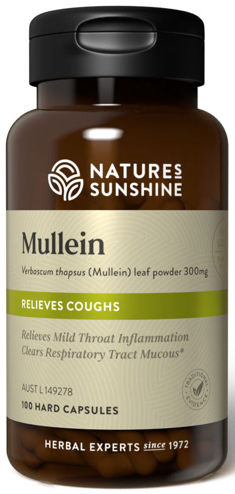 Nature's Sunshine Mullein 300mg 100c