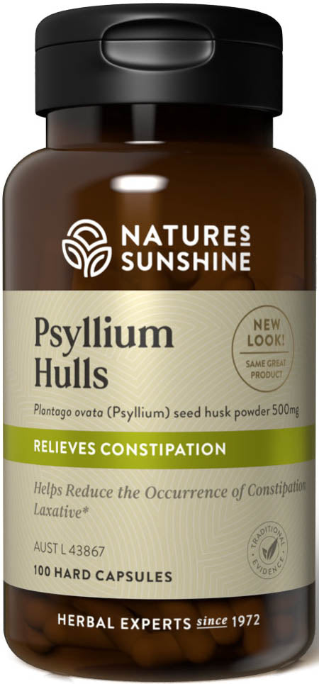 Nature's Sunshine Psyllium Hulls 500mg 100c