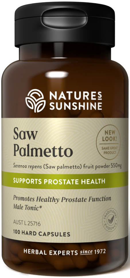 Nature's Sunshine Saw Palmetto 550mg 100c