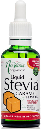 Nirvana Organics Liquid Stevia Caramel 50ml