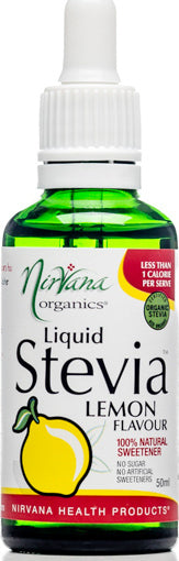 Nirvana Organics Liquid Stevia Lemon 50ml