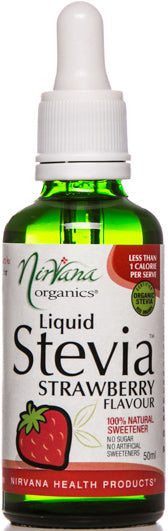 Nirvana Organics Liquid Stevia Strawberry 50ml