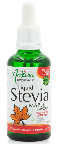 Nirvana Organics Liquid Stevia Maple 50ml