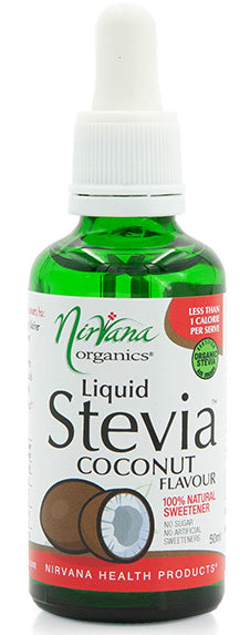 Nirvana Organics Liquid Stevia Coconut 50ml