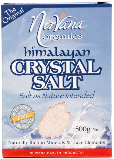 Nirvana Organics Himalayan Crystal Salt Fine 500g