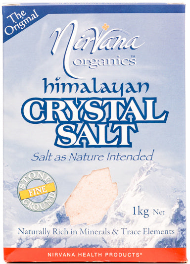 Nirvana Organics Himalayan Crystal Salt Fine 1kg