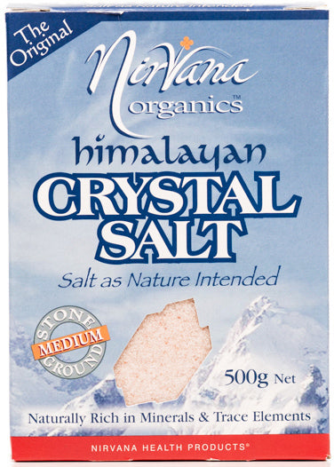 Nirvana Organics Himalayan Crystal Salt Medium 500g