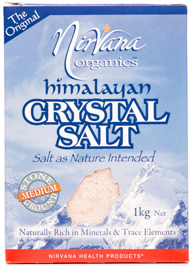 Nirvana Organics Himalayan Crystal Salt Medium 1kg