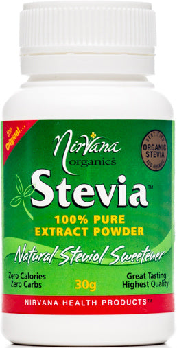 Nirvana Organics Stevia Pure Extract 30g