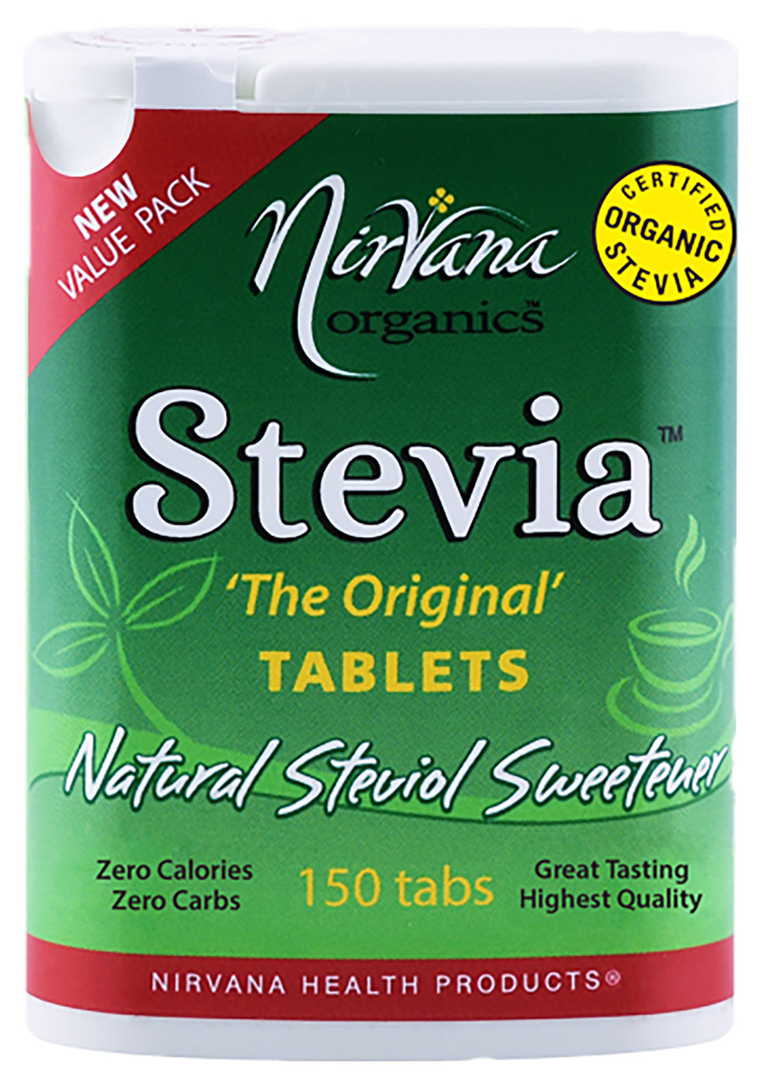 Nirvana Organics Stevia Original Tablets 150t