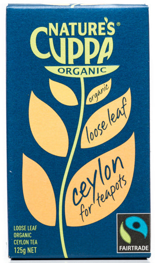 Nature's Cuppa Ceylon Loose Leaf Tea 125g