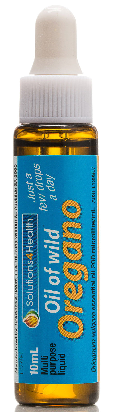 Solutions 4 Health Oil of Wild Oregano 10ml