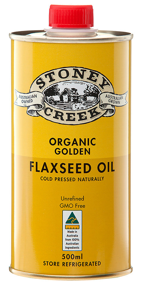 Stoney Creek Flax Oil Golden Organic 500ml