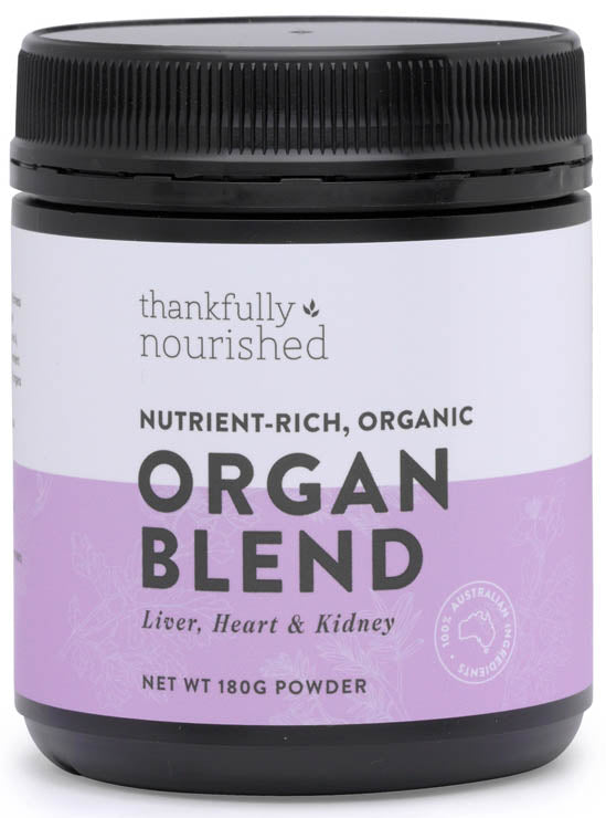 Thankfully Nourished Organic Organ Blend 180g