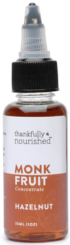 Thankfully Nourished MonkFruit Concentrate Hazelnut 35ml