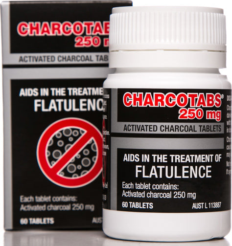 Charco Activated Charcoal Tabs 250mg 60t