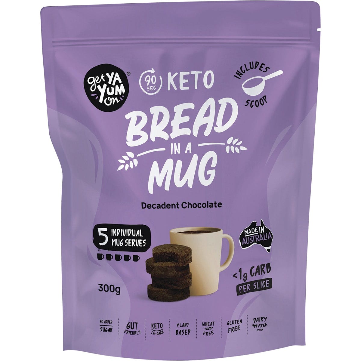 Keto Bread In A Mug Value Pack Decadent Chocolate