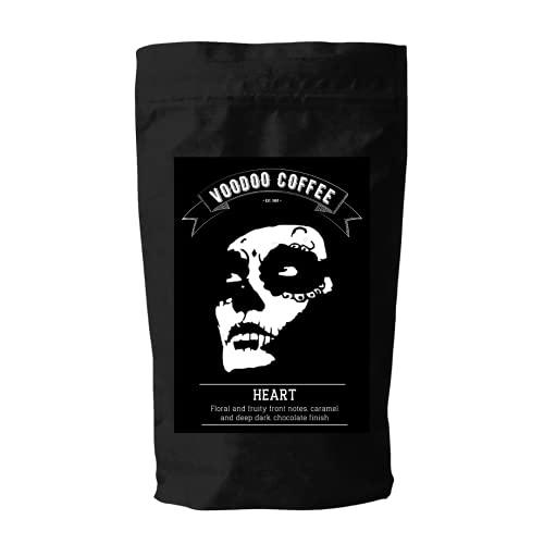 Voodoo Heart 250gm Ground Plunger Coffee Flavour: Floral and fruity front notes, - wallaby wellness